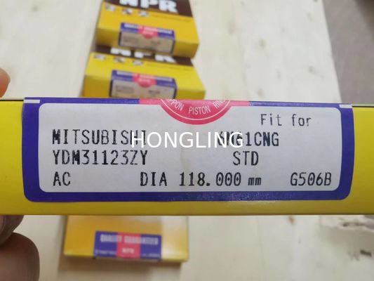 Engine 6m61 Piston Rings ME995562 ME993687 SDM31123 118MM For Mitsubishi