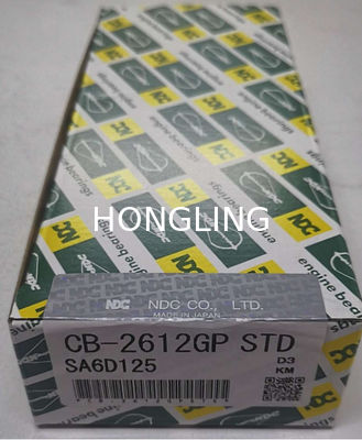 Load Capacity KOMATSU Heavy Duty 6D170 6162-23-8010 Main bearing