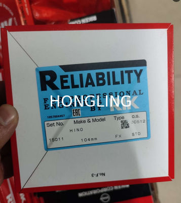 10/1987- HINO Genuine Spare Parts Item Name Piston EM100 15840 W04D 15011 J08C 15284  P11C 15296 E13C Piston Ring