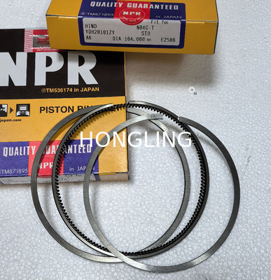Hino N04CT Piston Ring 13011-4020A NPR YDH20101ZY Cylinder Diameter 104mm