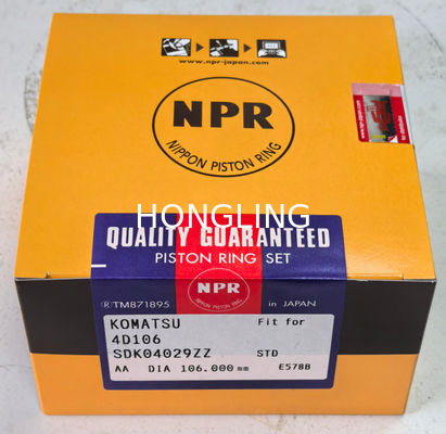 KOMATSU 4D106 diameter 106MM piston ring  SDK04029ZZ