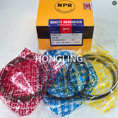 KOMATSU 4D106 diameter 106MM piston ring  SDK04029ZZ