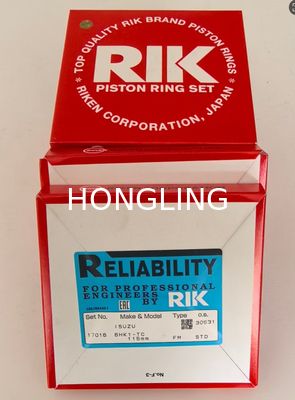 Isuzu 6HKT piston ring RIK 17016 8-94391502-4