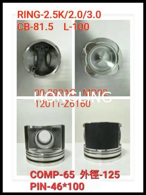 Isuzu 4HE1 Piston 8-94391-696-0  MD92 piston 12011-Z6160