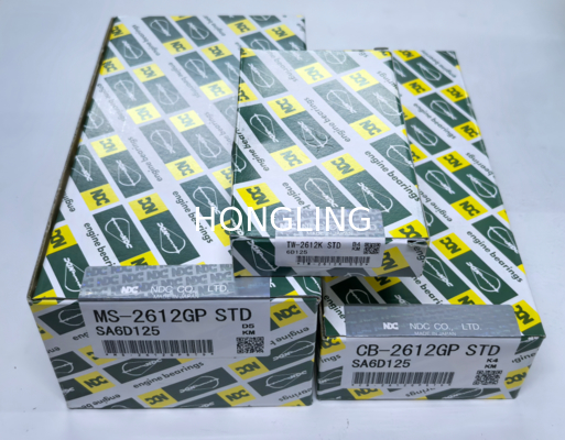 Komatsu 6D125 main bearing6150-21-8010, connecting rod bearing  6151-31-3040   , thrust plate 6150-21-8050