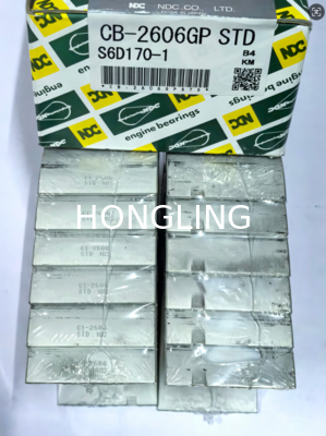 Komatsu 6D170 main bearing 6162-23-8010, connecting rod bearing  6162-33-3041   , thrust plate 6162-23-8050
