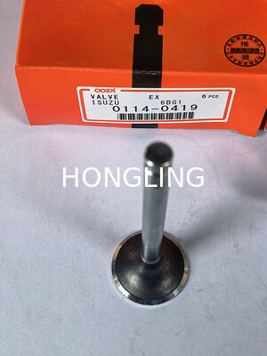 Isuzu 6BD1 valve 0114-0279 0114-0419 1-12551-083-0 1125510830 1125511392