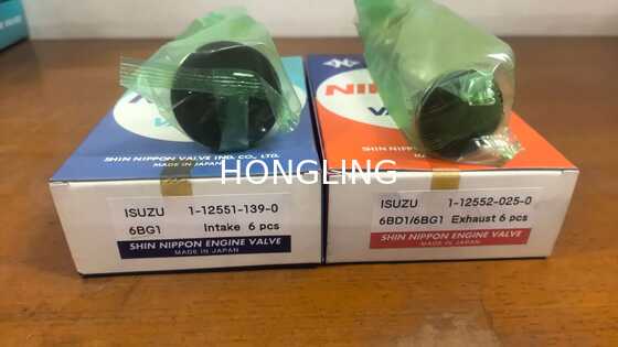 ISUZU 6BG1 VALVE 1-12551-139-0 1-12552-025-0 NIPPON JAPAN 6BD1