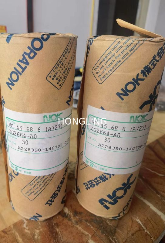 6D22 Mitsubishi crankshaft front oil seal, part number ME060124, NOK