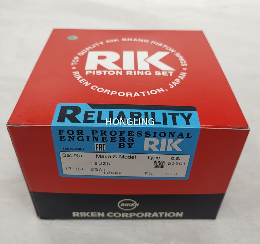 6QA1 Engine Piston Ring 1-12121-046-0 RIK 17190 Standard Size