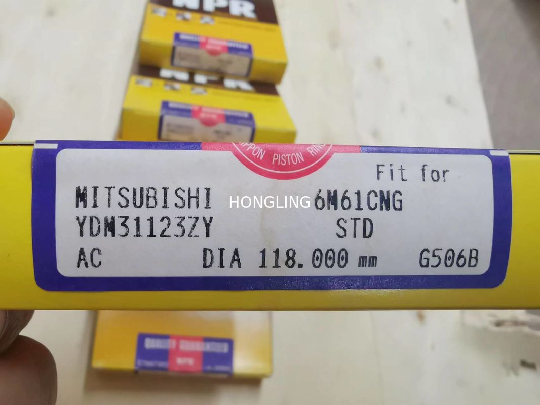 Engine 6m61 Piston Rings ME995562 ME993687 SDM31123 118MM For Mitsubishi
