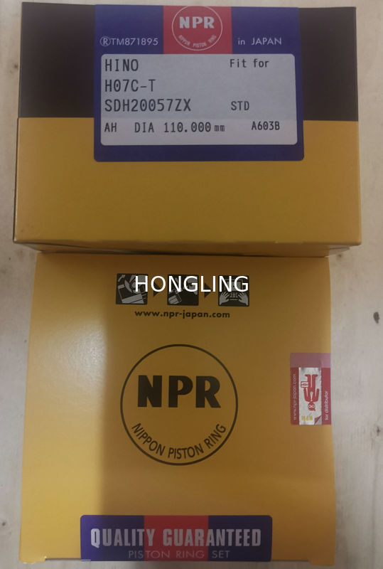 H07CT NPR Piston Rings 13011-2672A 13019-3270A 13019-1330A For HINO Engine Parts