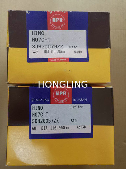 Hino Diesel Engine H07C-T Piston Ring 13011-2672A 13011-3470A