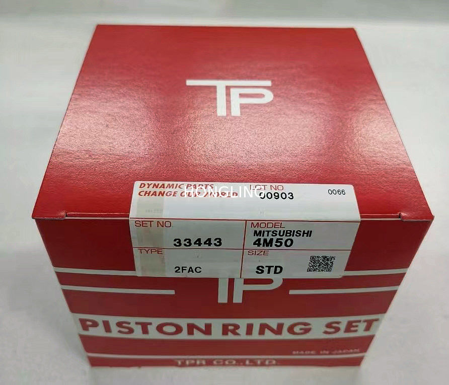 Mitsubishi 4M50 Piston Ring Japanese TP 33443 ME993913 ME995590 Cylinder Diameter 114MM