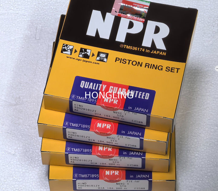 Hino N04CT Piston Ring 13011-4020A NPR YDH20101ZY Cylinder Diameter 104mm