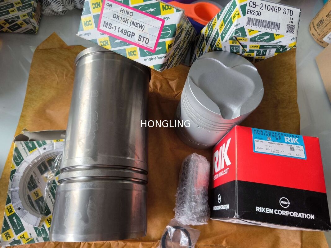 DK10 Diesel Engine Piston 13216-1080A  DK10 CON ROD ASSY13201-1271 For Hino Spare Parts