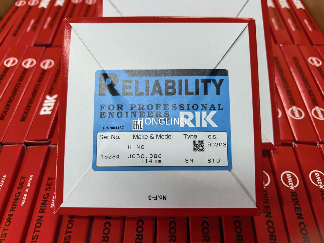 HINO J08C PISTON RING 13011-3820 13011-3570 13011-3870 13011-3890B 114MM* 2.5MM