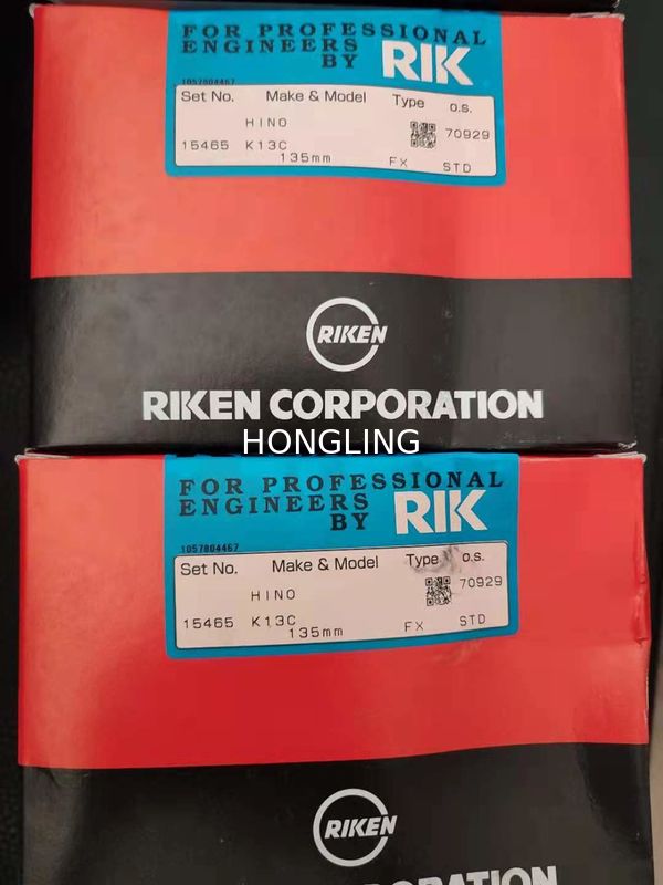 13011-2410a Diesel Piston Rings Apply To Hino K13c Engine Rik 15465