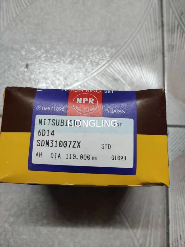 Mitsubishi 6d14 6d14t NPR Piston Rings Sdm31007zx Japan Npr Me032260