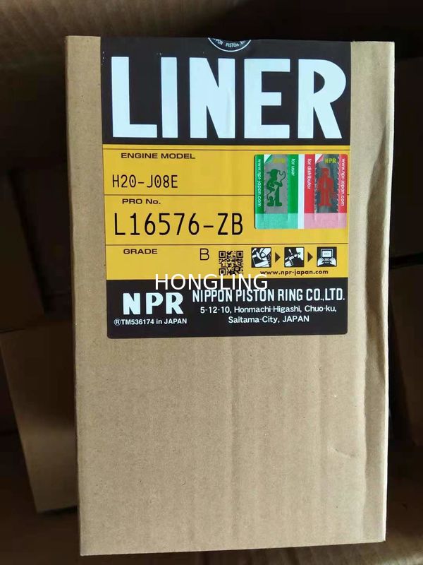 Hino J05e J08e Cylinder Liner Excavator Engine Parts Npr L16576-Zb S1146-73210